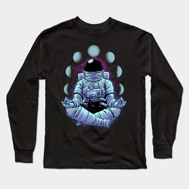 Meditation Long Sleeve T-Shirt by carbine